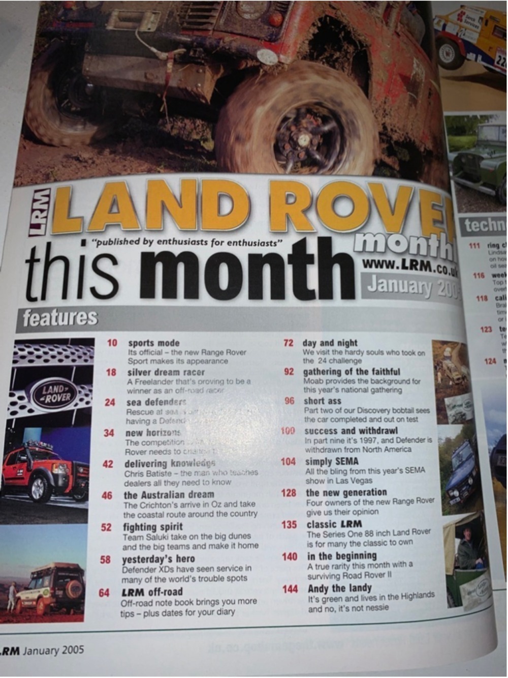 January 2005 Land Rover Monthly Magazine - Picture 3 of 8